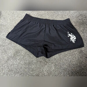 Women's Athletic Shorts Black Size L